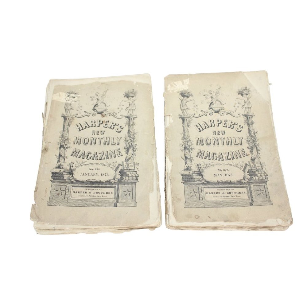 Harpers New Monthly Magazine January May 1873 1 Magazines 90402 No 272 276